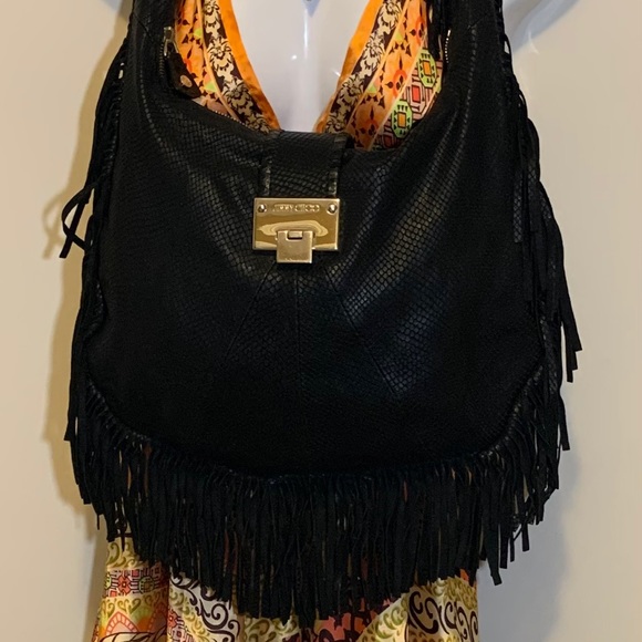 JIMMY CHOO FRINGE PURSE - Picture 9 of 10